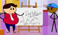 create perfect 2d stickman animation, 2d cartoon, stick figure explainer video