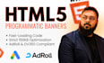 do high converting HTML5 banners adroll and programmatic ads