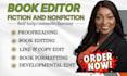proofread line edit copy edit non fiction manuscript self help and dark fantasy