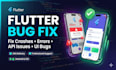 fix android and ios bugs in flutter app