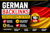 create german dofollow backlinks and germany SEO link building service