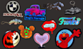 design custom 3d keychain, lightbox design coaters text 3mf for 3d printing