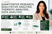 do quantitative research, qualitative analysis, thematic analysis, data analysis