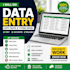 professional data entry and typing work with accuracy