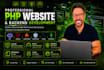 build professional php website and backend development