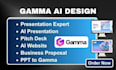 design ai presentations and pitch decks using gamma ai