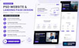 design your responsive landing page or website PDF to HTML