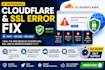 fix cloudflare errors, SSL issues website downtime fast