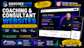 design high converting coaching website, consultant website with booking funnel
