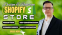 do shopify store design, redesign shopify website and shopify dropshipping