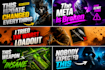 design cinematic youtube thumbnails with high CTR