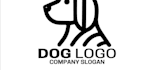 do modern high quality dog logo