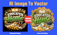 redraw, fix your ai art images into high quality vector
