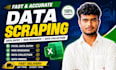 scrape website data into excel CSV or google sheets
