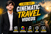 edit cinematic travel videos professionally