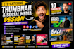 create clickable youtube thumbnails or social media images