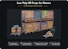 create models 3d stylized low poly for roblox, unity and unreal