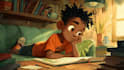 do children book illustration, kids book