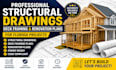 design structural drawings deck framing and renovation plans for florida project