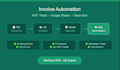 automate invoice data extraction from PDF to google sheets