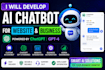 develop ai chat bot for website and business