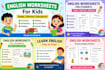 create easy english worksheets and lesson materials for students