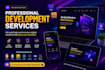 build custom website development, front end developer, full stack developer