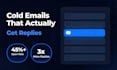 write a b2b cold email sequence that gets replies