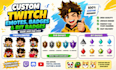 create custom emotes sub badges bit badges emojis for twitch streamer discord