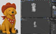 convert 2d image to 3d model, keychain, toy, ready for 3d printable stl file