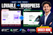 convert lovable ai to wordpress elementor pixel perfect copy clone website