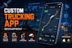 develop a custom trucking app with real time tracking and dispatch