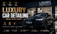 create luxury car detailing social media posts