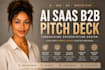 create ai saas b2b pitch deck fundraising presentation design