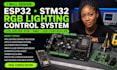 design esp32 stm32 rgb lighting control system led driver pcb dmx ledcontroller