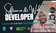 be your software developer, full stack web and API developer