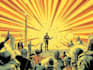 draw a vintage cartoon comic book poster portrait