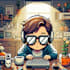 make pixel art illustration, pixel background, pixel character,  animeted scenes