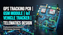 design gps tracking pcb gsm module telematic and iot vehicle tracker