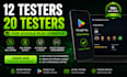 12 testers 20 testers 12 app testers 12 testers google play console 20 testers
