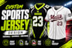 design custom football and baseball jerseys
