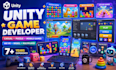 develop unity game webgl app ar VR simulation and interactive 3d applications