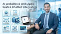 develop ai website, web app, ai saas app, crm software, hrm, business website