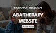 create and redesign therapy website, aba therapy website redesign aba therapy we