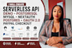 create serverless API deno postgresql mysql nextauth postgres oauth 2 0