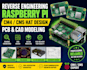 design raspberry pi cm4 and cm5 hat, pcb, reverse engineering and cad modeling
