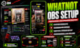 setup obs for whatnot live streams, overlays, scoreboard and vertical stream