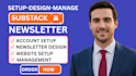 substack account setup manage substack newsletter substack newsletter red