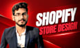 build a shopify website, create a shopify store, and design or redesign it
