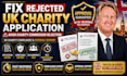 fix rejected UK charity application and uk charity compliance support
